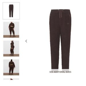 SKIMS TEDDY TRACK PANT | ESPRESSO